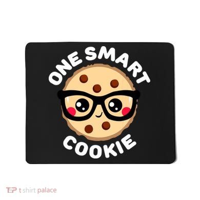 One Smart Cookie Cute Kawaii Style Pun Chocolate Chip Mousepad