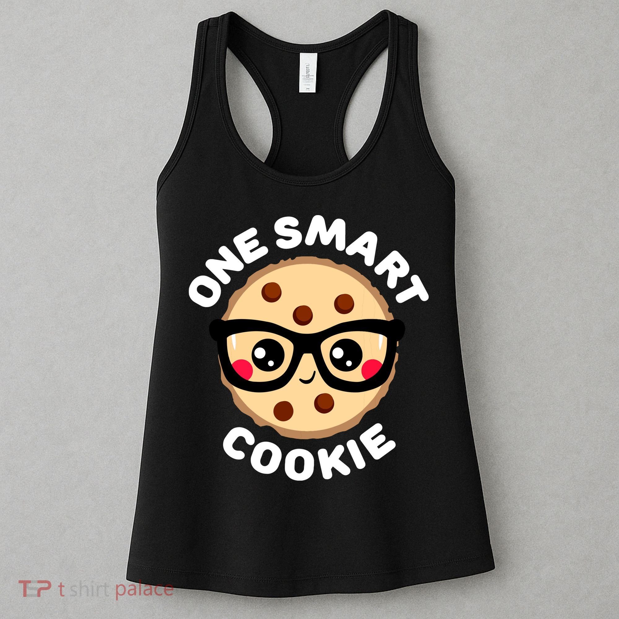 One Smart Cookie Cute Kawaii Style Pun Chocolate Chip Women's Tank Top