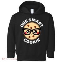 One Smart Cookie Cute Kawaii Style Pun Chocolate Chip Toddler Hoodie thumb 0