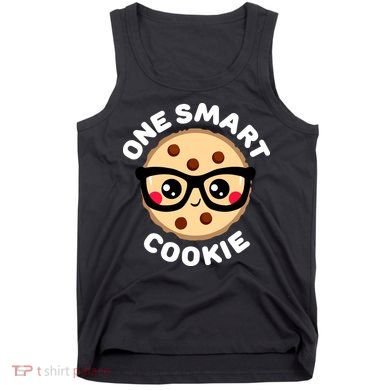 One Smart Cookie Cute Kawaii Style Pun Chocolate Chip Tank Top