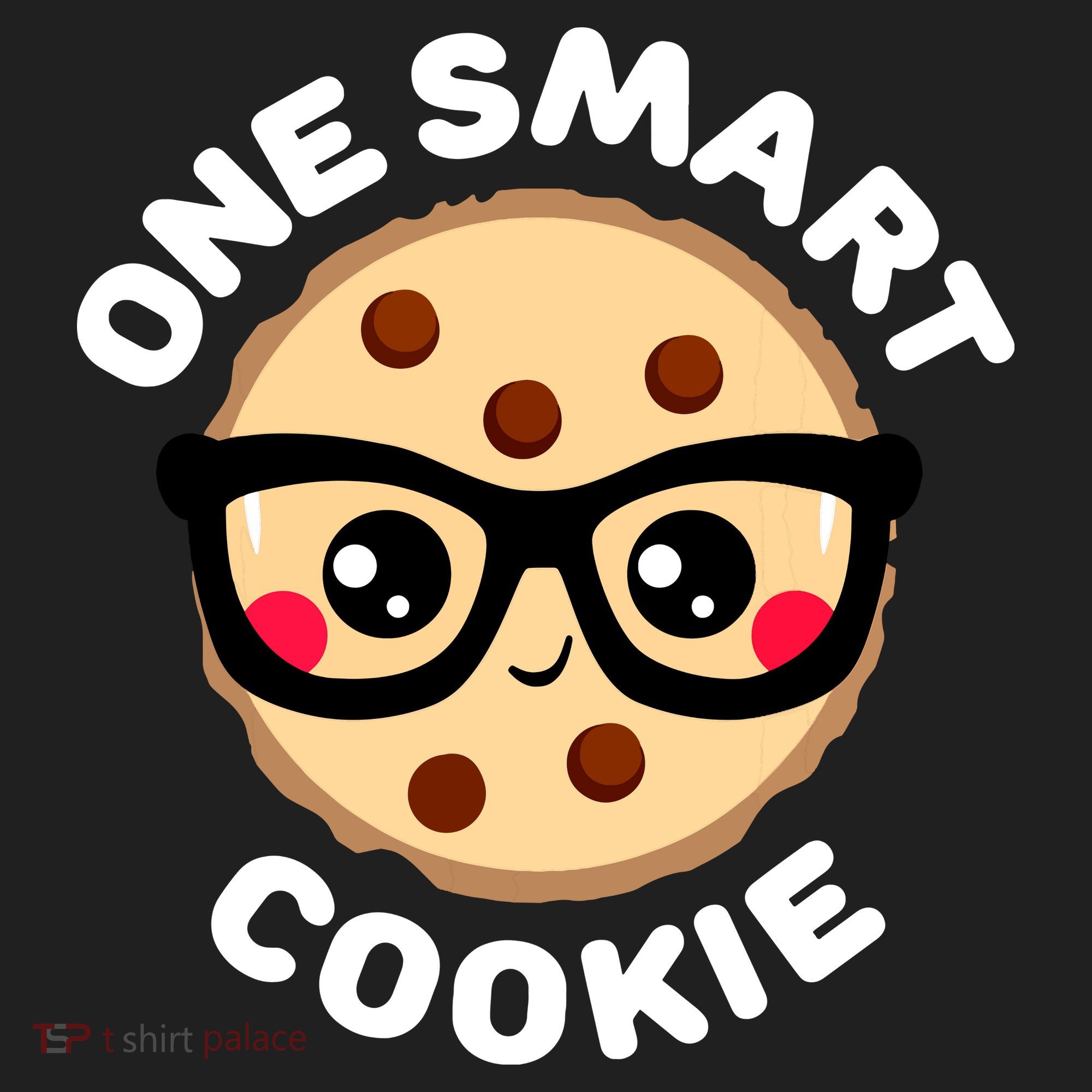 One Smart Cookie Cute Kawaii Style Pun Chocolate Chip Golf Towel