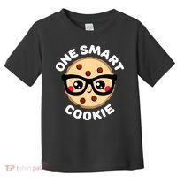 One Smart Cookie Cute Kawaii Style Pun Chocolate Chip Toddler T-Shirt thumb 0