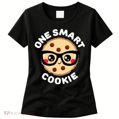 One Smart Cookie Cute Kawaii Style Pun Chocolate Chip Women's T-Shirt