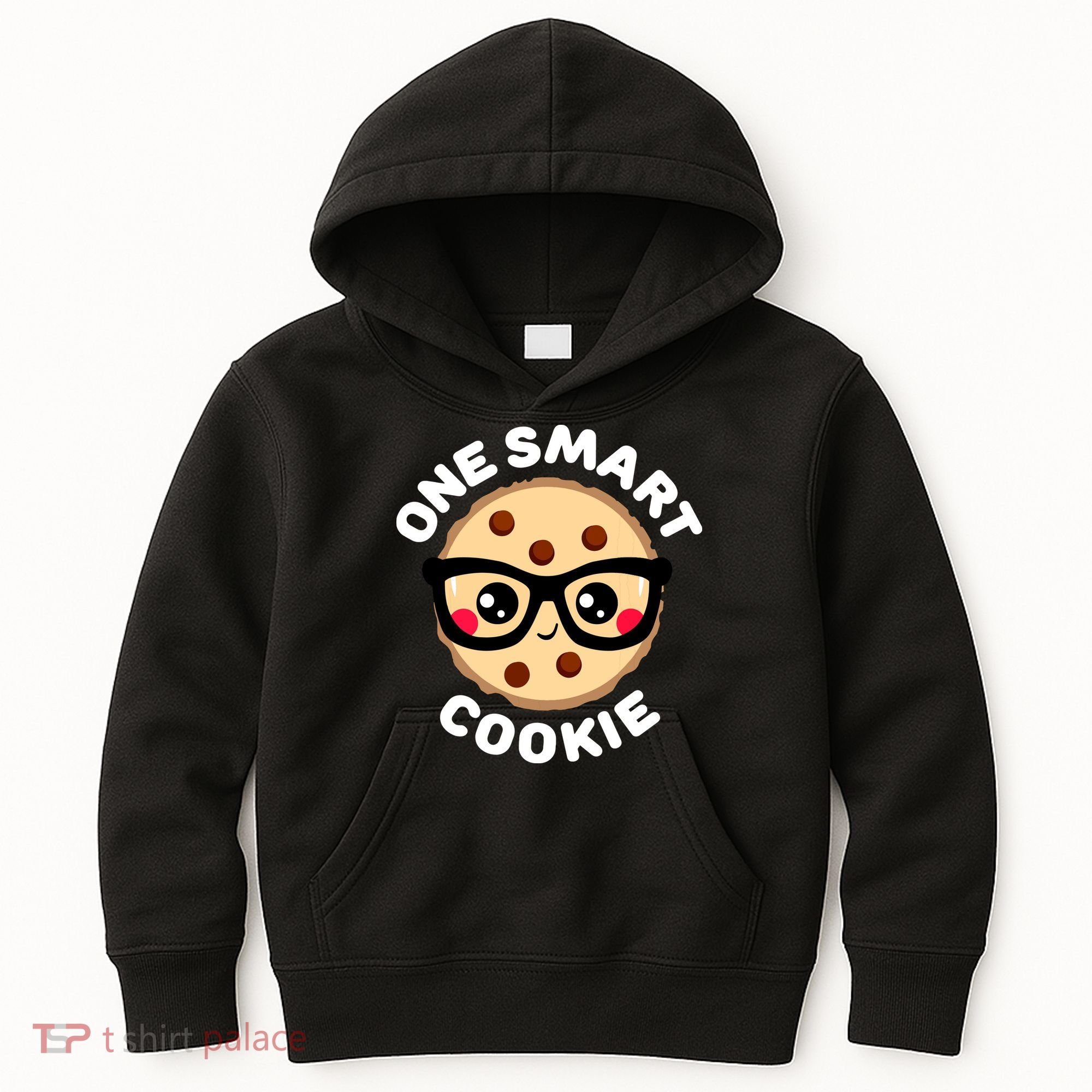 One Smart Cookie Cute Kawaii Style Pun Chocolate Chip Kids Hoodie