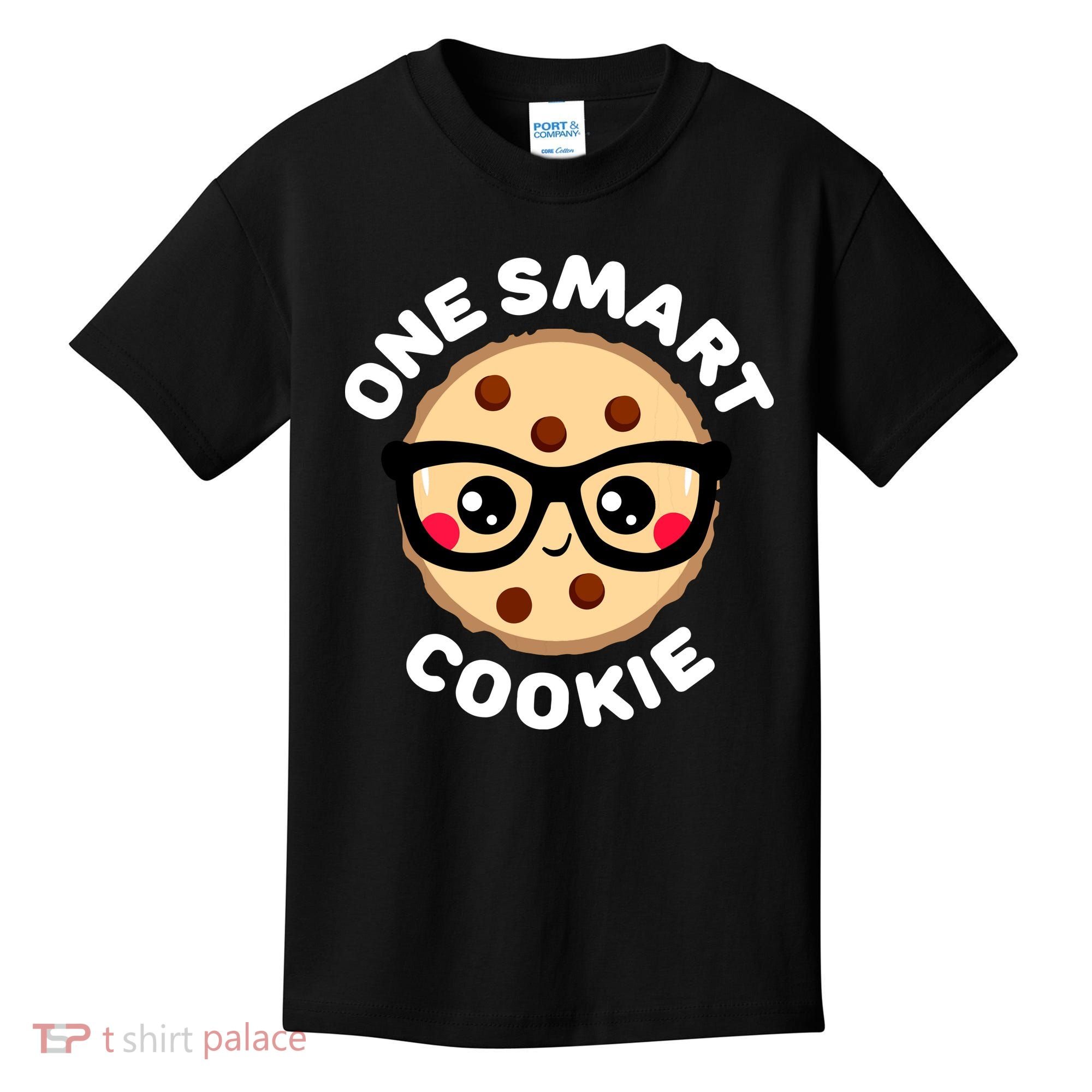 One Smart Cookie Cute Kawaii Style Pun Chocolate Chip Kids T-Shirt