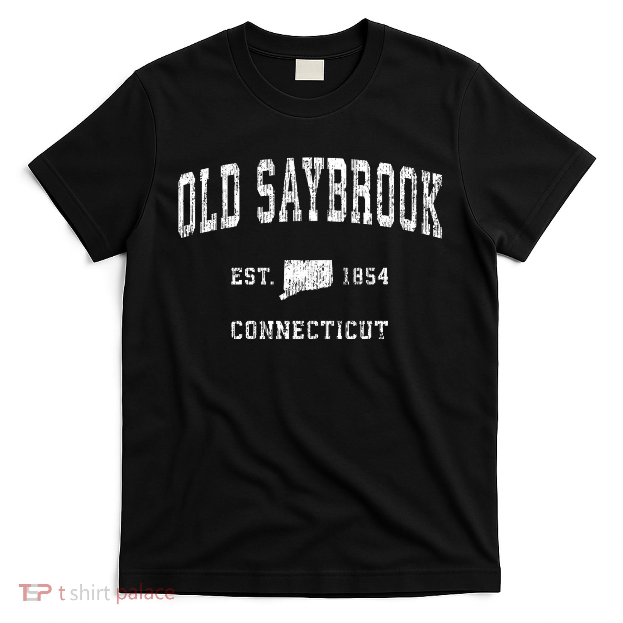 Old Saybrook Connecticut Ct Vintage Athletic Sports T-Shirt
