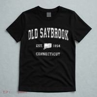 Old Saybrook Connecticut Ct Vintage Athletic Sports T-Shirt thumb 5