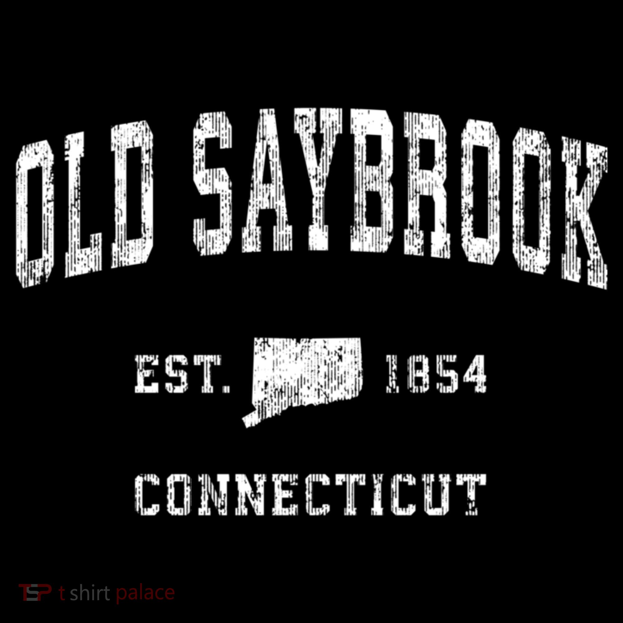 Old Saybrook Connecticut Ct Vintage Athletic Sports T-Shirt