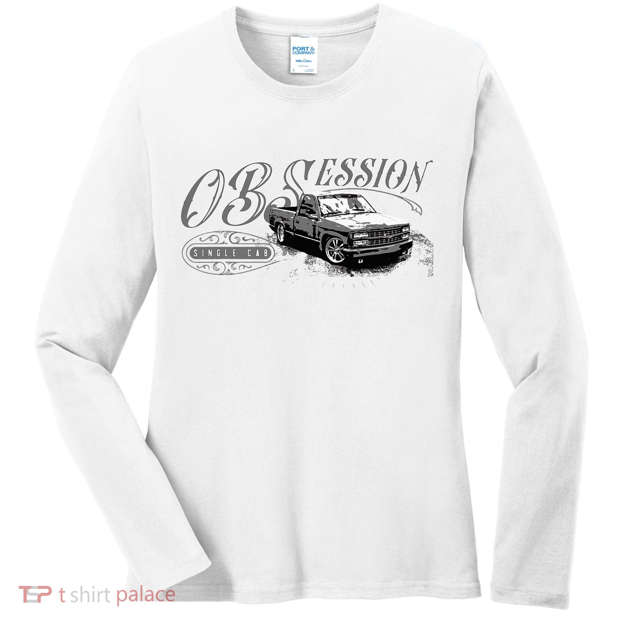 Obs Single Cab Truck Old Body Style Women's Long Sleeve Shirt
