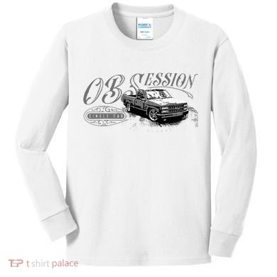 Obs Single Cab Truck Old Body Style Kids Long Sleeve Shirt