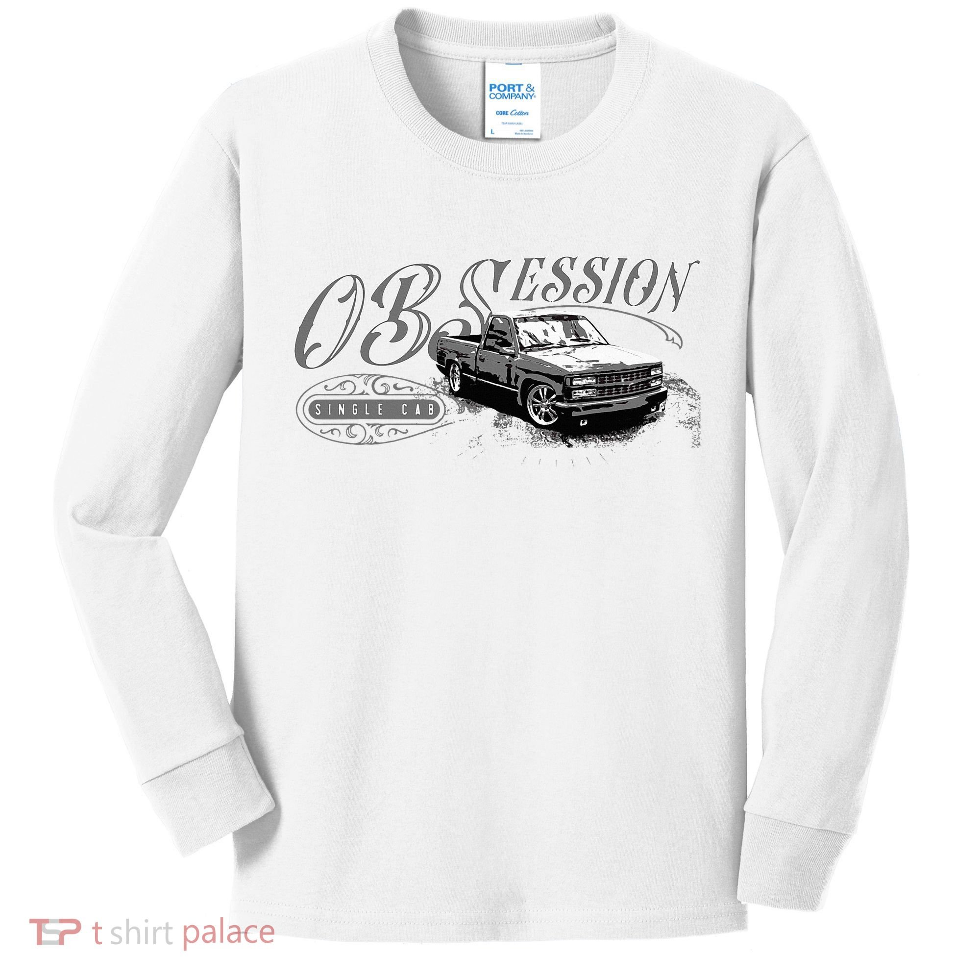 Obs Single Cab Truck Old Body Style Kids Long Sleeve Shirt