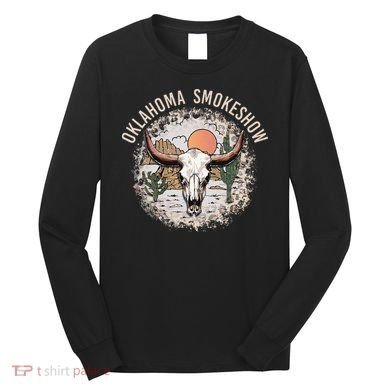 Oklahoma Smokeshow Deserts West Cactus Long Sleeve Shirt
