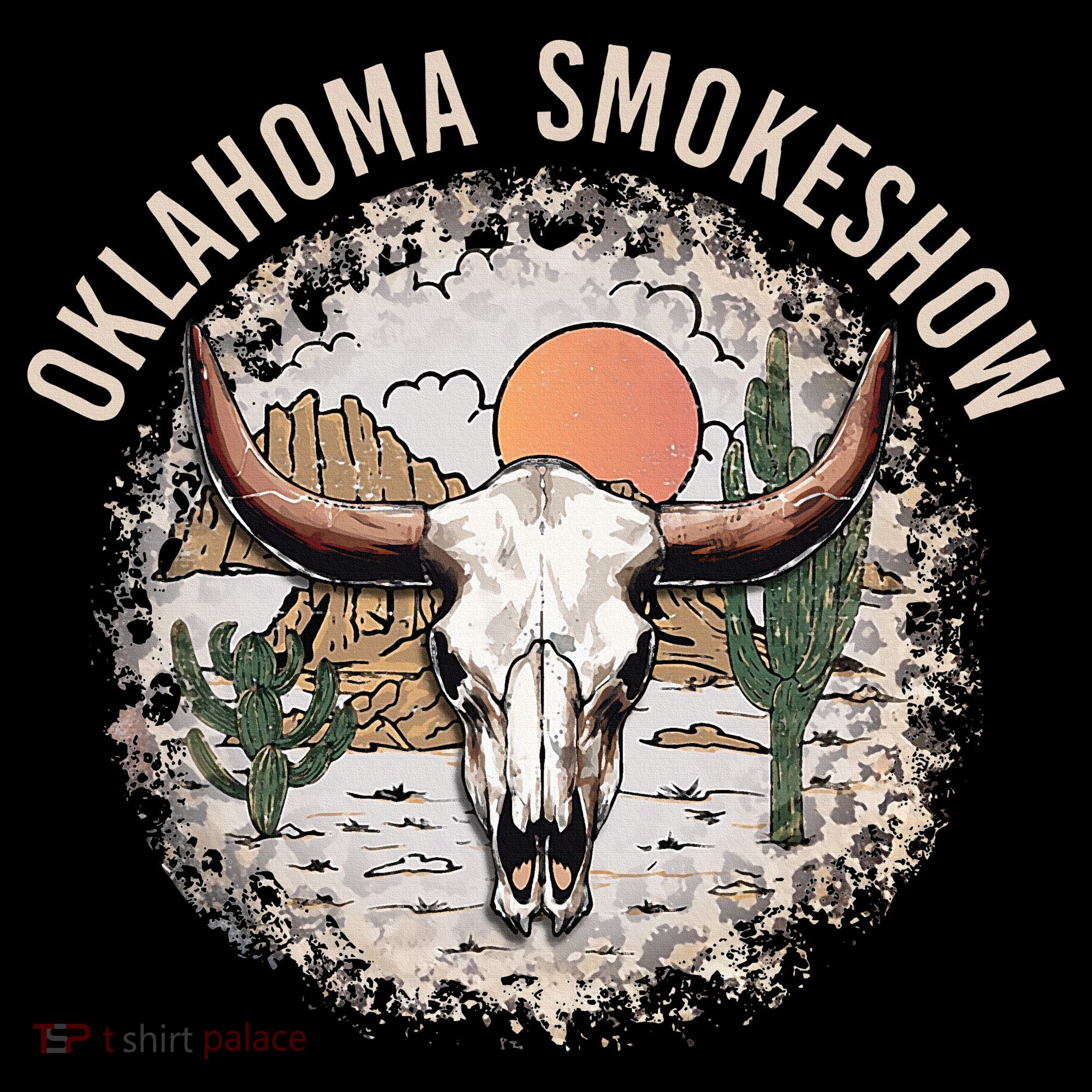 Oklahoma Smokeshow Deserts West Cactus Pajama Set
