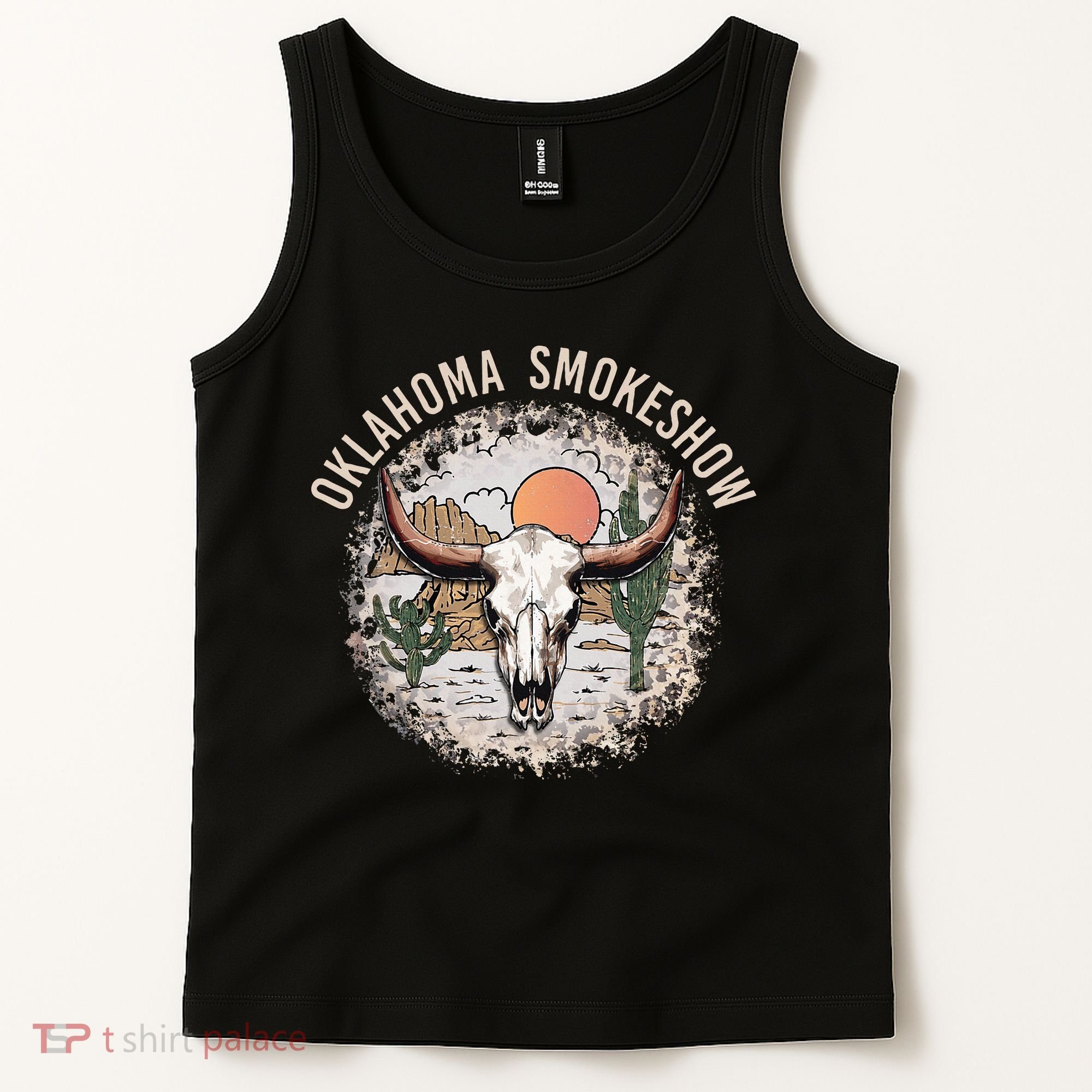 Oklahoma Smokeshow Deserts West Cactus Tank Top