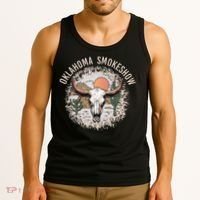 Oklahoma Smokeshow Deserts West Cactus Tank Top thumb 3