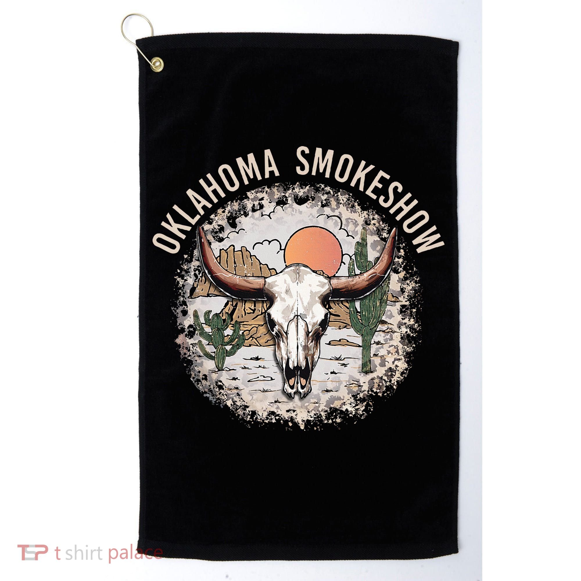 Oklahoma Smokeshow Deserts West Cactus Golf Towel