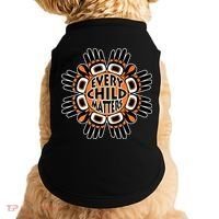 Orange Shirt Day Canada Marple Leaf Every Child Matters Doggie Tank thumb 0