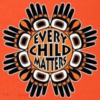 Orange Shirt Day Canada Marple Leaf Every Child Matters Coaster thumb 2