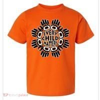 Orange Shirt Day Canada Marple Leaf Every Child Matters Toddler T-Shirt thumb 0