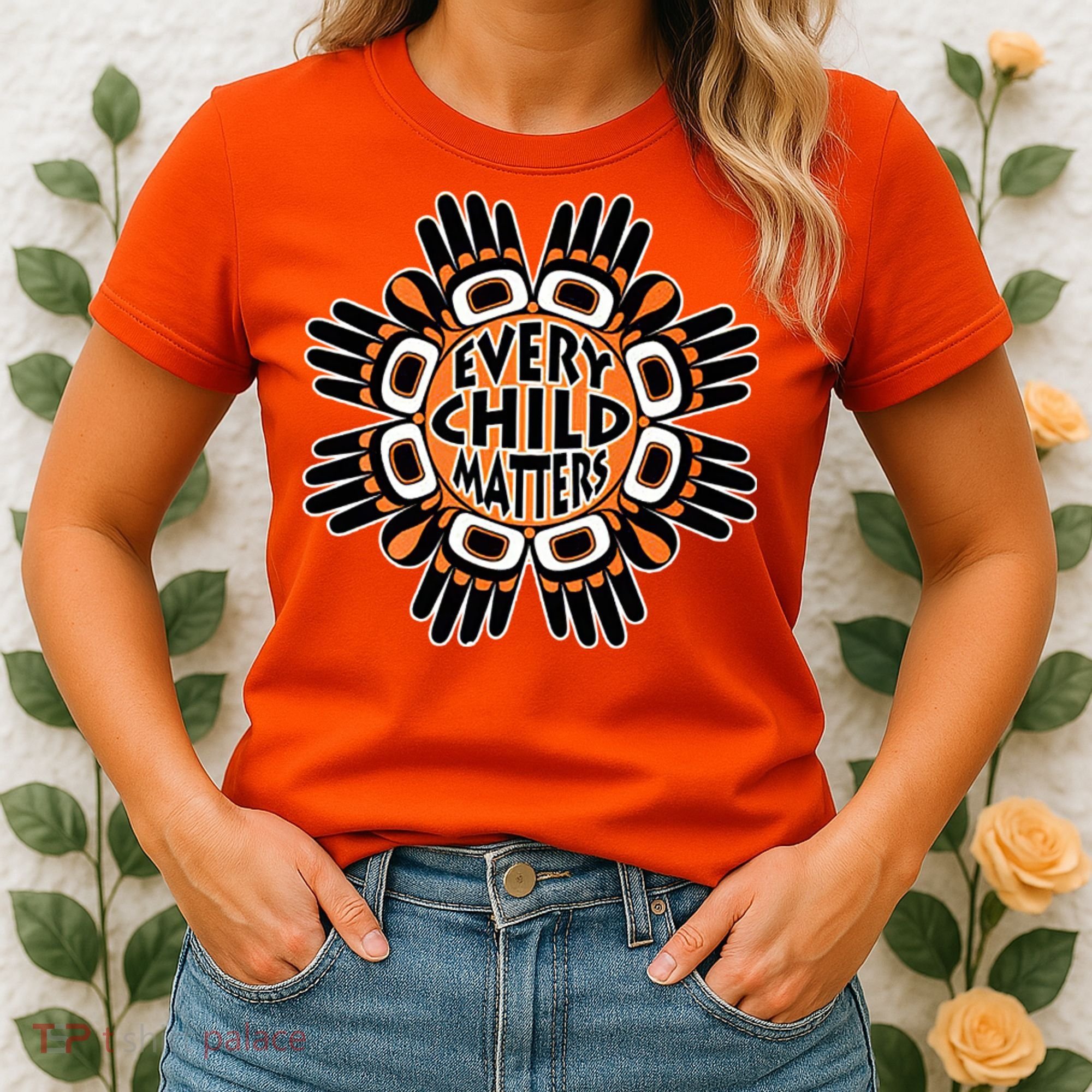 Orange Shirt Day Canada Marple Leaf Every Child Matters Women's T-Shirt