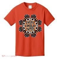 Orange Shirt Day Canada Marple Leaf Every Child Matters Kids T-Shirt thumb 0