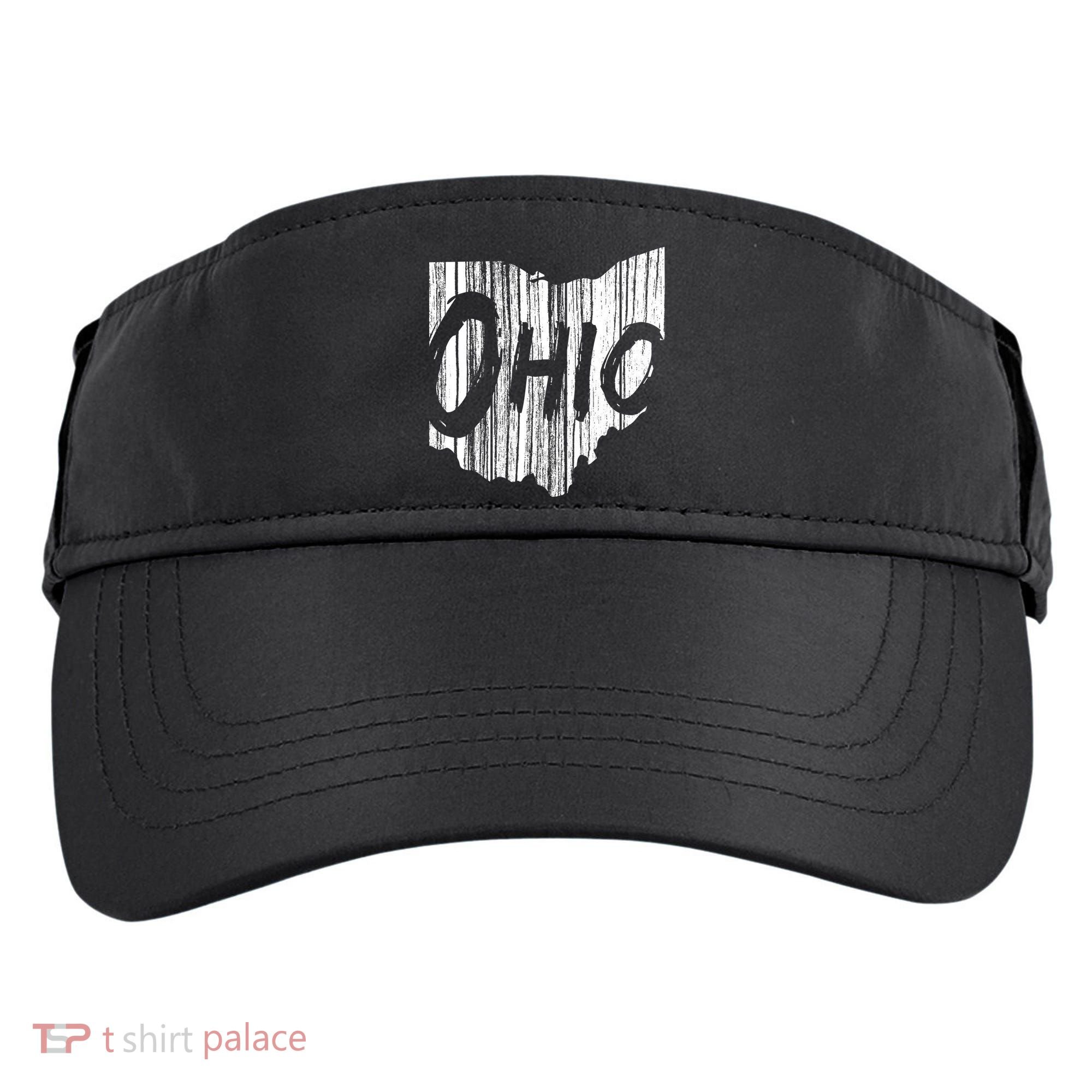 Ohio State Distressed Adult Drive Performance Visor