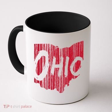 Ohio State Distressed Coffee Mug