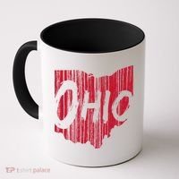 Ohio State Distressed Coffee Mug thumb 0