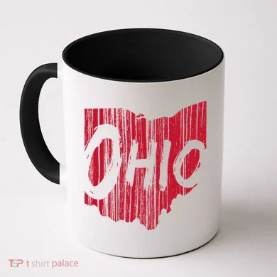 Ohio State Distressed Coffee Mug
