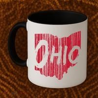 Ohio State Distressed Coffee Mug thumb 2