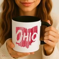 Ohio State Distressed Coffee Mug thumb 3