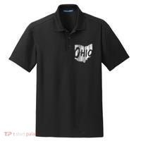 Ohio State Distressed Dry Zone Grid Polo thumb 0