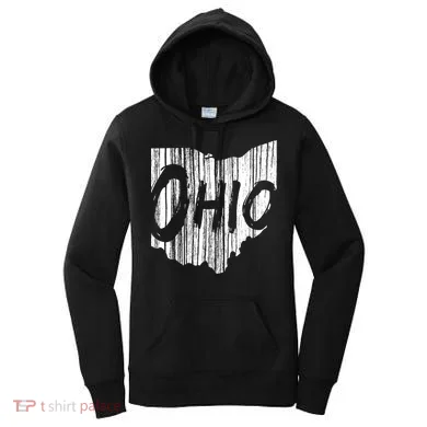 Ohio State Distressed Women's Hoodie