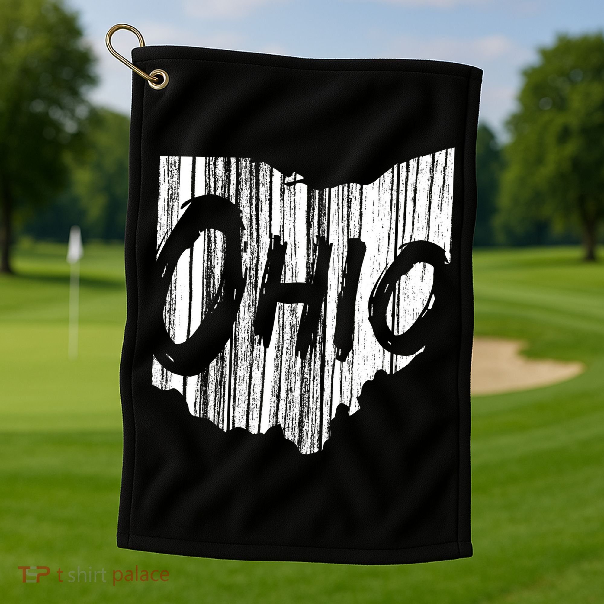 Ohio State Distressed Golf Towel
