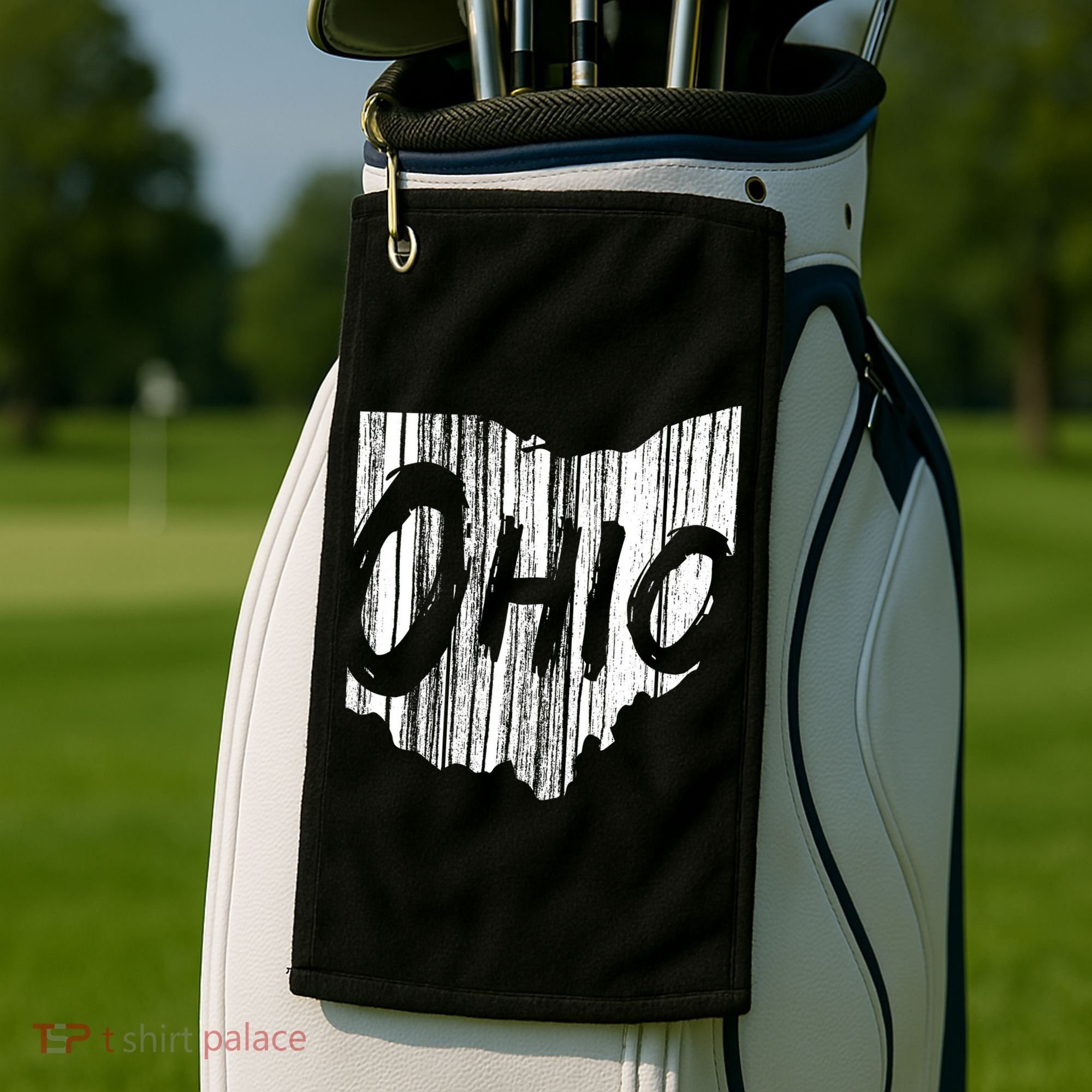 Ohio State Distressed Golf Towel