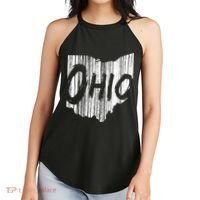 Ohio State Distressed Women's Perfect Tri Rocker Tank thumb 2