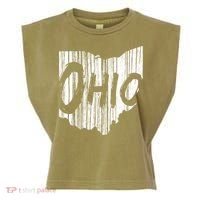 Ohio State Distressed Garment-Dyed Women's Muscle Tee thumb 0