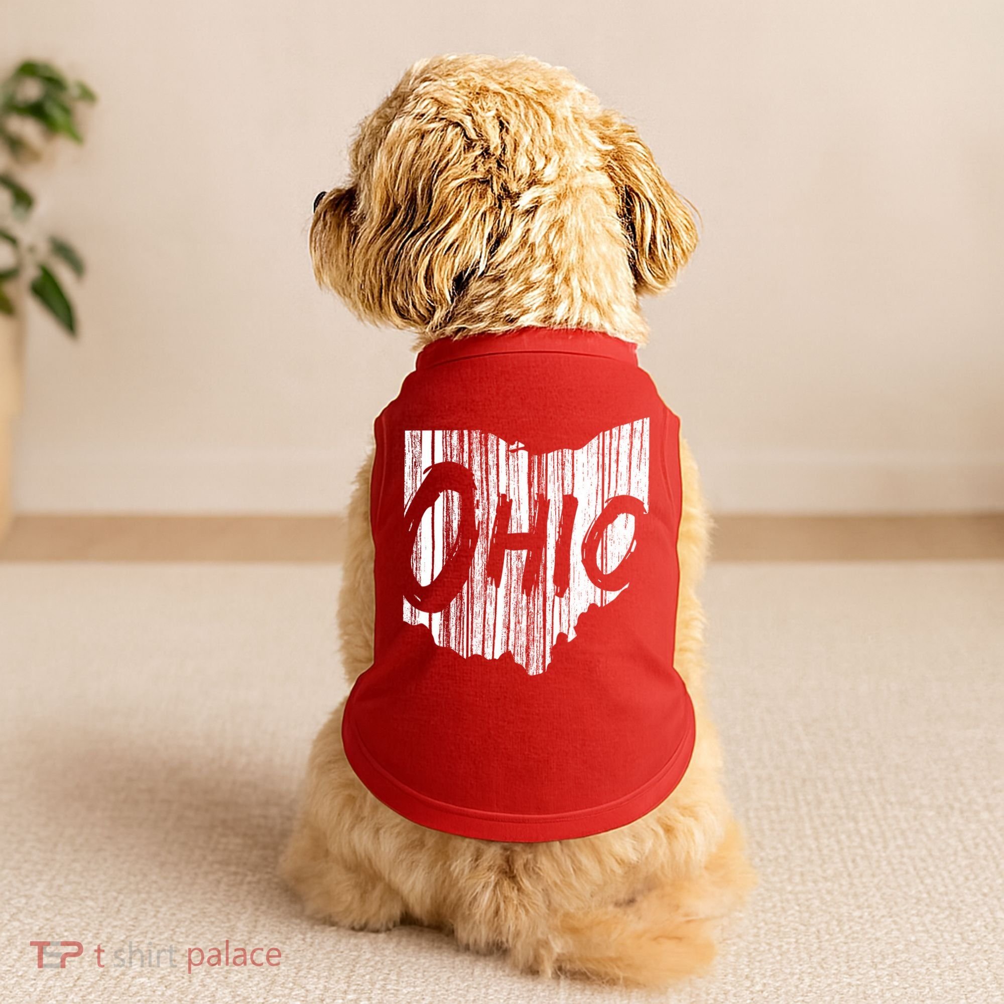 Ohio State Distressed Doggie Tank