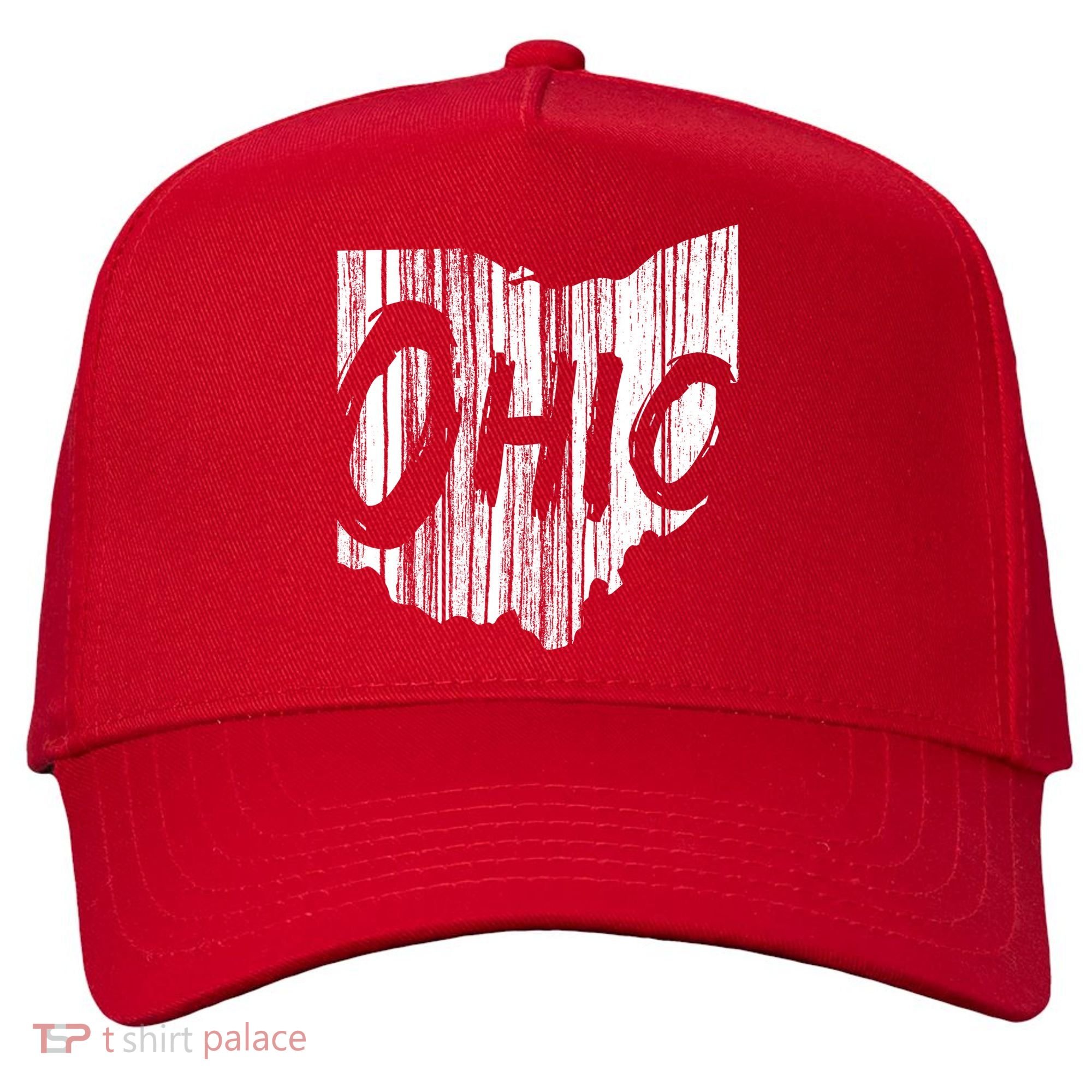 Ohio State Distressed Five-Panel Snapback Cap