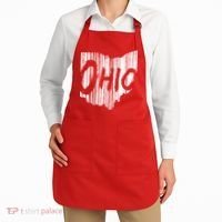 Ohio State Distressed Apron thumb 2