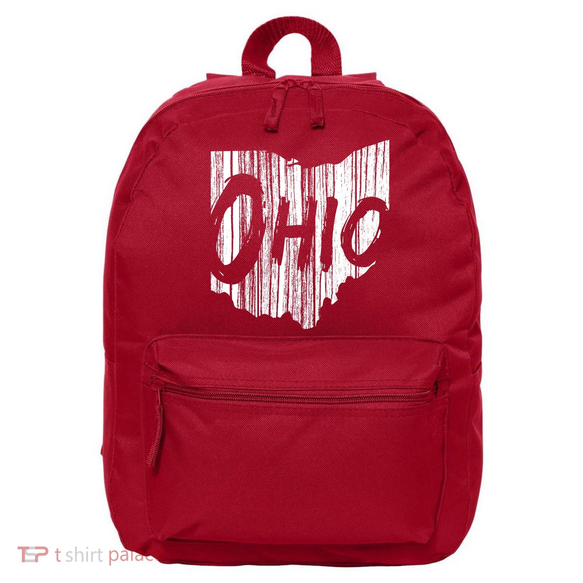 Ohio State Distressed 16 in Basic Backpack
