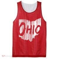Ohio State Distressed Mesh Reversible Basketball Jersey Tank thumb 0