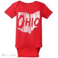 Ohio State Distressed Baby Bodysuit thumb 0
