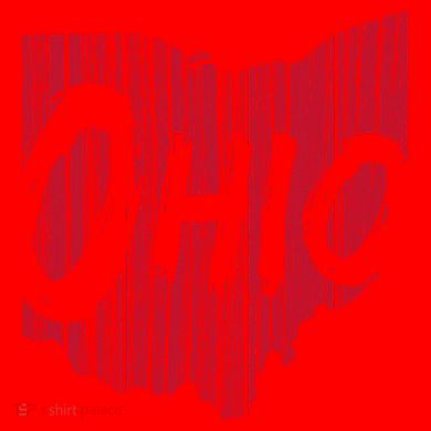 Ohio State Distressed Santa Hat