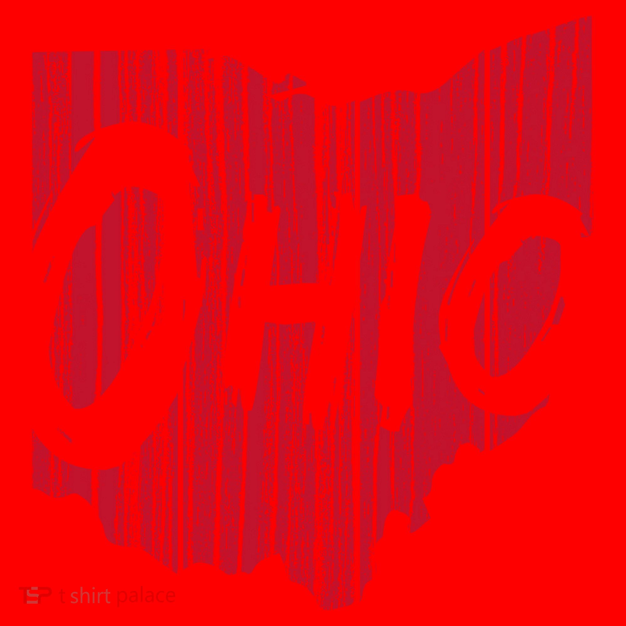 Ohio State Distressed Santa Hat
