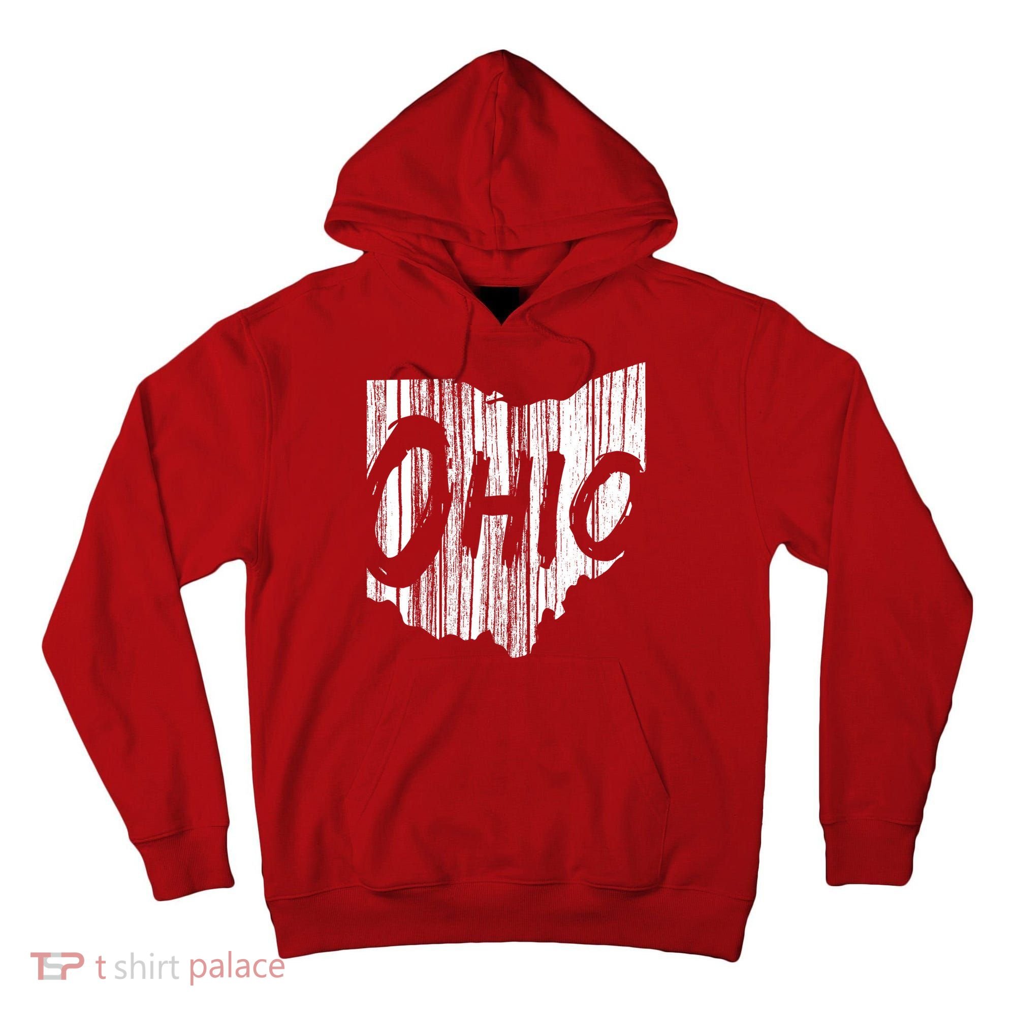 Ohio State Distressed Tall Hoodie
