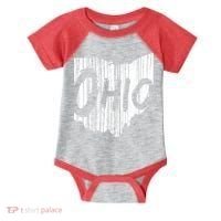Ohio State Distressed Infant Baby Jersey Bodysuit thumb 0