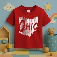 Ohio State Distressed Toddler T-Shirt thumb 3
