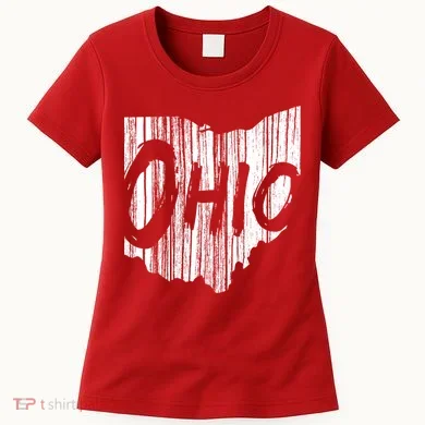 Ohio State Distressed Women's T-Shirt