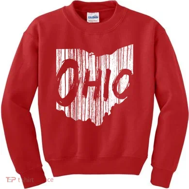 Ohio State Distressed Kids Sweatshirt